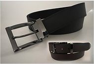 Leather belt adjustable 