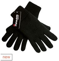 Gants tricots noir noir