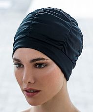 bonnet de bain en tissu