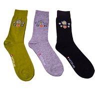 Set Chaussettes "Edelweiss" couleur assortie